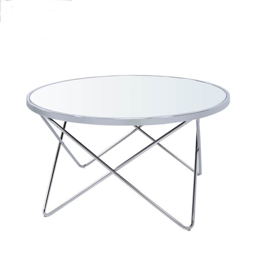 Atti Chrome and Mirror Coffee Table